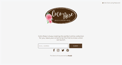 Desktop Screenshot of cocorose.com